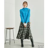 スタイルアップが叶うクロップドリブ切り替えニット パチパチしにくい 洗濯機OK | ROPE' PICNIC | 詳細画像24