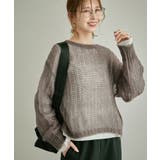 シアーモヘア混ニットプルオーバー | ROPE' PICNIC | 詳細画像30 