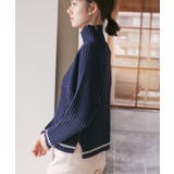 【WEB限定カラーあり】アソートリブ切り替えニットプルオーバー リンクコーデ 新… | ROPE' PICNIC | 詳細画像24 