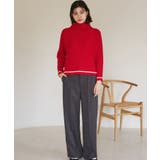 【WEB限定カラーあり】アソートリブ切り替えニットプルオーバー リンクコーデ 新… | ROPE' PICNIC | 詳細画像26 