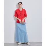 ハーフスリーブシアーポロニット | ROPE' PICNIC | 詳細画像13