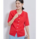 ハーフスリーブシアーポロニット | ROPE' PICNIC | 詳細画像15