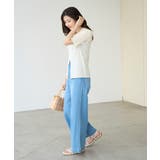 ハーフスリーブシアーポロニット | ROPE' PICNIC | 詳細画像18