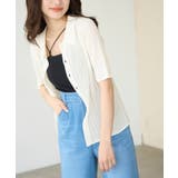 ハーフスリーブシアーポロニット | ROPE' PICNIC | 詳細画像20