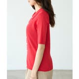 ハーフスリーブシアーポロニット | ROPE' PICNIC | 詳細画像30