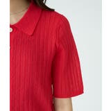 ハーフスリーブシアーポロニット | ROPE' PICNIC | 詳細画像33