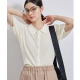 ハーフスリーブシアーポロニット | ROPE' PICNIC | 詳細画像5