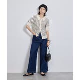 ハーフスリーブシアーポロニット | ROPE' PICNIC | 詳細画像7