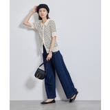 ハーフスリーブシアーポロニット | ROPE' PICNIC | 詳細画像9