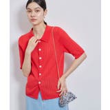 レッド(60) | ハーフスリーブシアーポロニット | ROPE' PICNIC