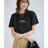 ブラック(01) | RENUロゴTシャツ/冷感 | ROPE' PICNIC