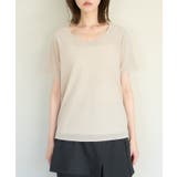 シアーベロアハーフスリーブカットトップス | ROPE' PICNIC | 詳細画像24 