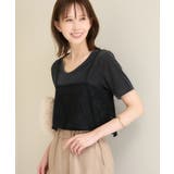 シアーベロアハーフスリーブカットトップス | ROPE' PICNIC | 詳細画像6 