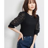 袖レースニットプルオーバー | ROPE' PICNIC | 詳細画像4 