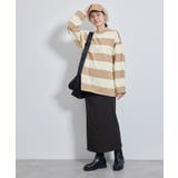 太ボーダーニットプルオーバー | ROPE' PICNIC | 詳細画像15 