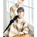 太ボーダーニットプルオーバー | ROPE' PICNIC | 詳細画像4 