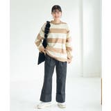 太ボーダーニットプルオーバー | ROPE' PICNIC | 詳細画像6 