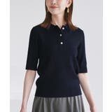 ミニケーブルハーフスリーブニットポロシャツ | ROPE' PICNIC | 詳細画像13 