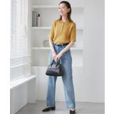 ミニケーブルハーフスリーブニットポロシャツ | ROPE' PICNIC | 詳細画像17 