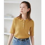 ミニケーブルハーフスリーブニットポロシャツ | ROPE' PICNIC | 詳細画像19 