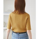 ミニケーブルハーフスリーブニットポロシャツ | ROPE' PICNIC | 詳細画像21 