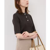 ミニケーブルハーフスリーブニットポロシャツ | ROPE' PICNIC | 詳細画像29 