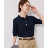 ミニケーブルハーフスリーブニットポロシャツ | ROPE' PICNIC | 詳細画像34 