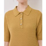 ミニケーブルハーフスリーブニットポロシャツ | ROPE' PICNIC | 詳細画像41 