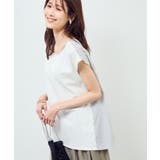 ストライプドッキングフレンチスリーブプルオーバー | ROPE' PICNIC | 詳細画像11 