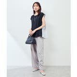 ストライプドッキングフレンチスリーブプルオーバー | ROPE' PICNIC | 詳細画像15 