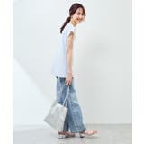 ストライプドッキングフレンチスリーブプルオーバー | ROPE' PICNIC | 詳細画像4 