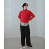 もちもちリブ切り替えニットプルオーバー/イージーケア・リンクコーデ | ROPE' PICNIC | 詳細画像25