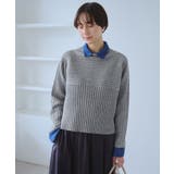 もちもちリブ切り替えニットプルオーバー/イージーケア・リンクコーデ | ROPE' PICNIC | 詳細画像5