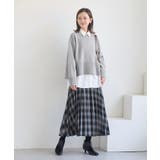 【新色追加】着丈が選べるクルーネックサイドスリットニットプルオーバー イージーケ… | ROPE' PICNIC | 詳細画像15 