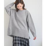 【新色追加】着丈が選べるクルーネックサイドスリットニットプルオーバー イージーケ… | ROPE' PICNIC | 詳細画像17 