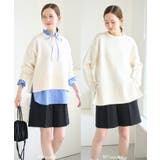 【新色追加】着丈が選べるクルーネックサイドスリットニットプルオーバー イージーケ… | ROPE' PICNIC | 詳細画像18 