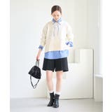 【新色追加】着丈が選べるクルーネックサイドスリットニットプルオーバー イージーケ… | ROPE' PICNIC | 詳細画像19 