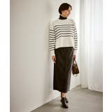 【新色追加】着丈が選べるクルーネックサイドスリットニットプルオーバー イージーケ… | ROPE' PICNIC | 詳細画像2 