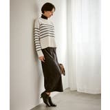 【新色追加】着丈が選べるクルーネックサイドスリットニットプルオーバー イージーケ… | ROPE' PICNIC | 詳細画像3 