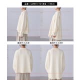 【新色追加】着丈が選べるクルーネックサイドスリットニットプルオーバー イージーケ… | ROPE' PICNIC | 詳細画像30 