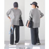 【新色追加】着丈が選べるクルーネックサイドスリットニットプルオーバー イージーケ… | ROPE' PICNIC | 詳細画像31 