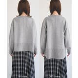 【新色追加】着丈が選べるクルーネックサイドスリットニットプルオーバー イージーケ… | ROPE' PICNIC | 詳細画像36 