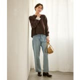 【新色追加】着丈が選べるクルーネックサイドスリットニットプルオーバー イージーケ… | ROPE' PICNIC | 詳細画像9 