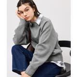 スウェットライクニットプルオーバー | ROPE' PICNIC | 詳細画像21 