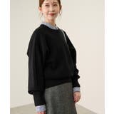 ブラック(01) | スウェットライクニットプルオーバー | ROPE' PICNIC