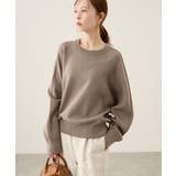 ブラウン系(22) | スウェットライクニットプルオーバー | ROPE' PICNIC