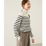 アンチピリング天竺タートルネックニットプルオーバー/イージーケア | ROPE' PICNIC | 詳細画像10 