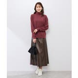 アンチピリング天竺タートルネックニットプルオーバー/イージーケア | ROPE' PICNIC | 詳細画像34 