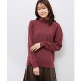 アンチピリング天竺タートルネックニットプルオーバー/イージーケア | ROPE' PICNIC | 詳細画像35 