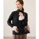 アンチピリング天竺タートルネックニットプルオーバー/イージーケア | ROPE' PICNIC | 詳細画像4 